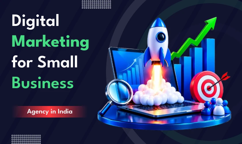 Digital marketing for small business growth through SEO, social media marketing, and targeted online advertising.
